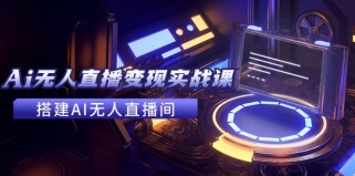 2024全套Ai无人直播变现实战课，搭建AI无人直播间，利用AI赚钱 (24节课)