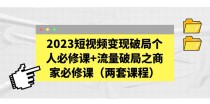 短视频变现破局个人必修课+流量破局之商家必修课（两套课程）