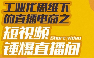 工业化思维下的直播电商之短视频锤爆直播间，听话照做执行爆单