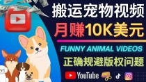 搬运TIKTOK视频到YouTube，并进行二次创作，月赚1万美元以上