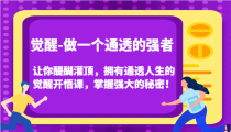 觉醒-做一个通透的强者，让你醍醐灌顶，拥有通透人生的觉醒开悟课，掌握强大的秘密！