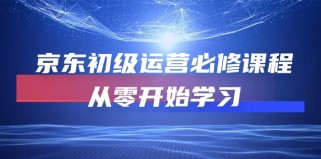 京东初级运营必修课程，从零开始学习（49节视频课程）