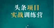 祖小来·头条项目训练营第二期，价值799元