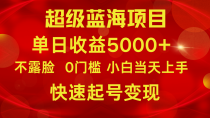 2024超级蓝海项目 单日收益5000+ 不露脸小游戏直播，小白当天上手，快手起号变现