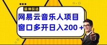 网易云挂机项目延伸玩法，电脑操作长期稳定，小白易上手