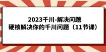 2023千川-解决问题，硬核解决你的千川问题（11节课）