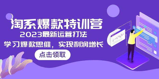 淘系爆款特训营，2023最新运营打法，学习爆款思维，实现利润增长